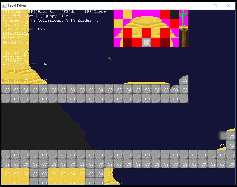 Ironwill level editor screenshot